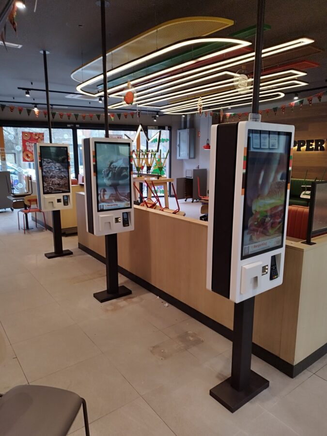 kiosco en burguer king